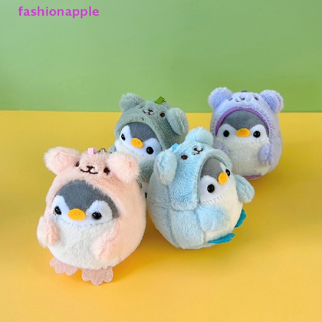 1 Móc Khóa Hình Chim Cánh Cụt Nhồi Bông Dễ Thương