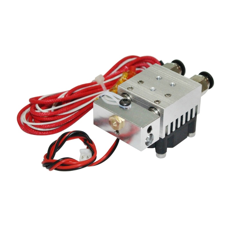 Startreally 2 trong 1 đầu ra j-head vòi đơn đầu đôi máy đùn từ xa màu hotend