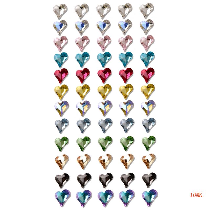 Hạt Pha Lê Trái Tim Trang Trí Móng Tay Xinh Xắn