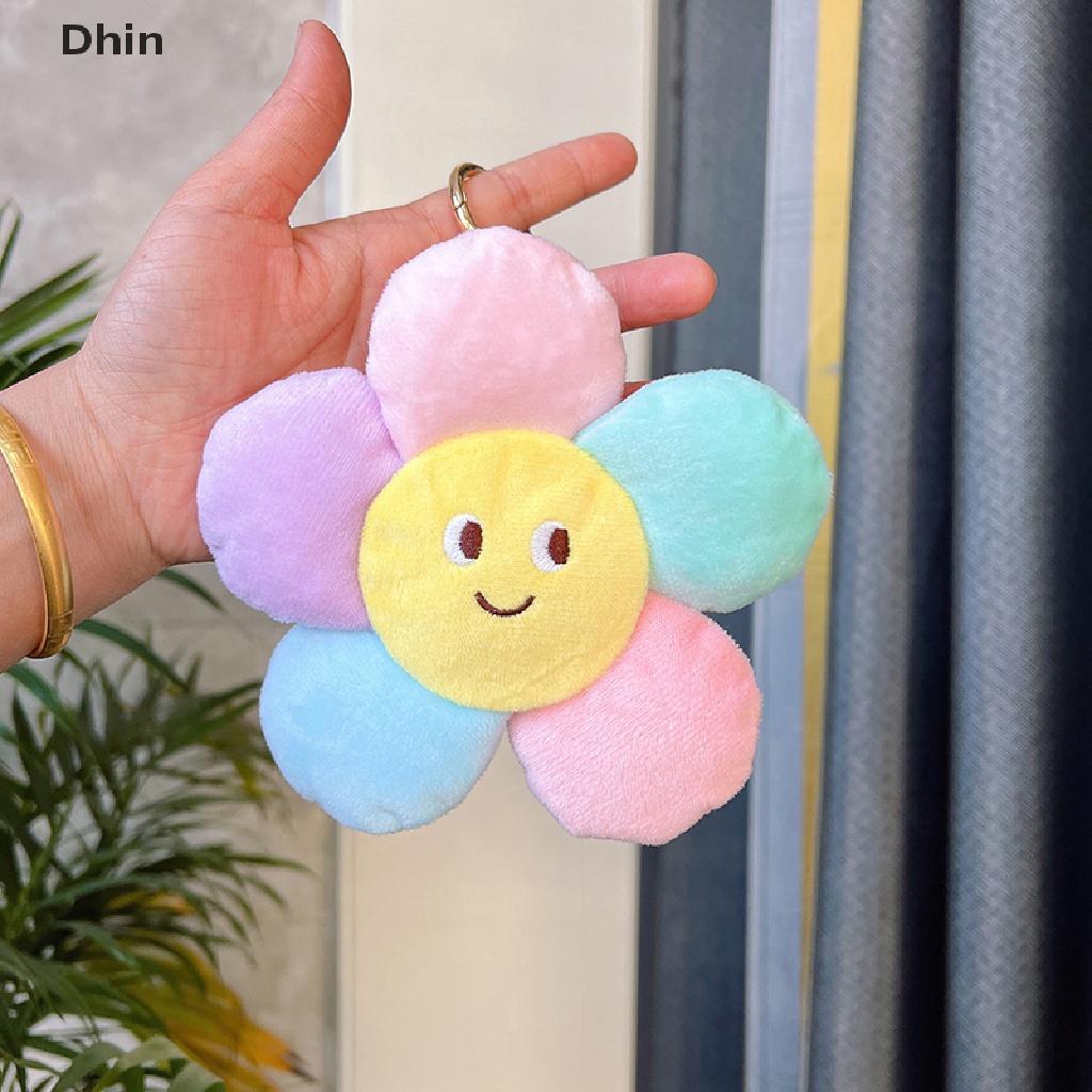 Móc Khóa Hình Hoa Hướng Dương Nhồi Bông Dễ Thương