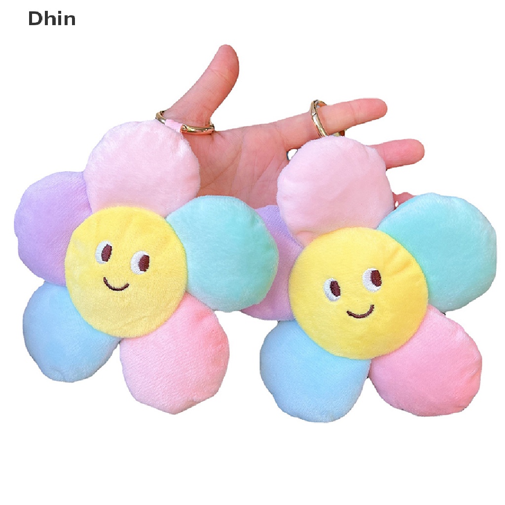 Móc Khóa Hình Hoa Hướng Dương Nhồi Bông Dễ Thương