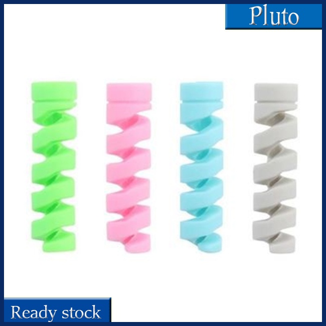 Mới Phụ Kiện Bảo Vệ Dây Cáp Sạc Điện Thoại Bằng Silicon Chống Đứt Tiện Dụng