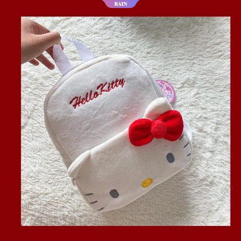 Ba Lô Đi Học Sức Chứa Lớn Họa Tiết Hoạt Hình Sanrio Hello Kitty Kuromi Cinnamoroll My Melody Có Khóa Kéo Phong Cách Nhật Bản