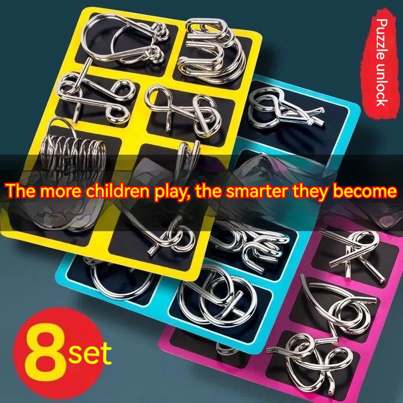 Set 32 Vòng Sắt Rèn Luyện Trí Thông Minh Cho Bé