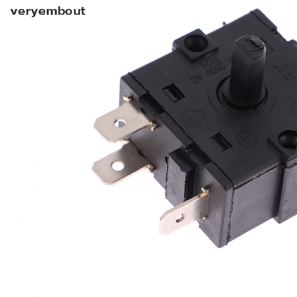 Công Tắc Nút Vặn Điều Khiển Nhiệt Độ Phòng Điện 3Pin 5Pin 16A