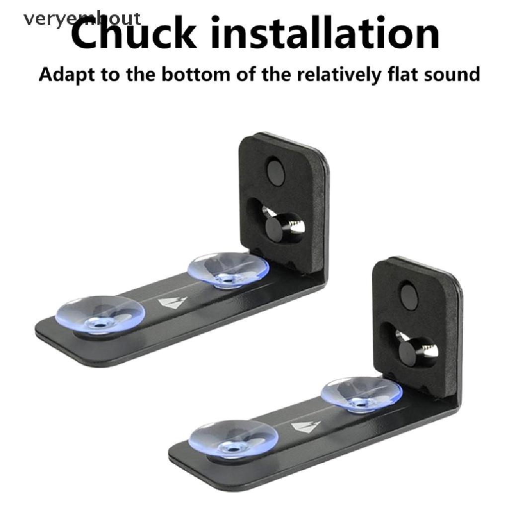 Giá Đỡ Loa Gắn Tường Bằng Kim Loại Chống Trượt Thông Dụng Cho Phòng Khách