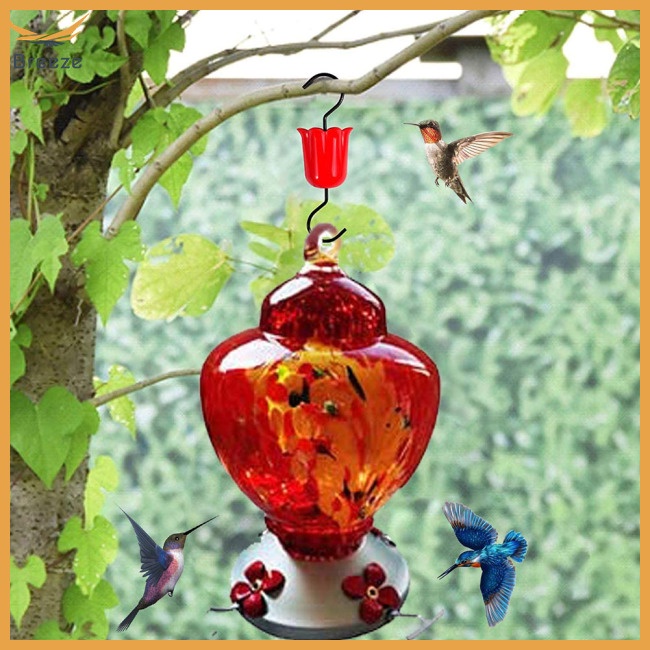 Hộp Đựng Thức Ăn Cho Chim Có Móc Treo Trang Trí Sân Vườn