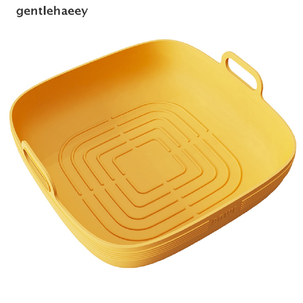 Nồi Chiên Không Dầu Hình Vuông / Tròn Bằng Silicone Tái Sử Dụng Được