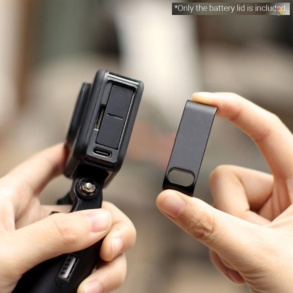 Nắp Đậy Pin Máy Ảnh Chia Ngăn Sạc Nhanh Type-C Tương Thích Với 8 Màu Đen