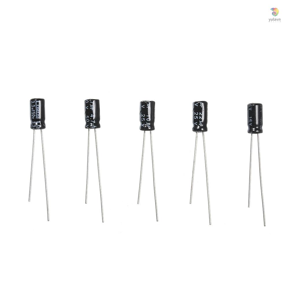 Bộ 200 Tụ Điện Phân Cực 15Values Kèm Hộp Đựng