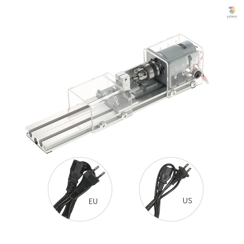 Máy Tiện Mini 100W 12-24V Dc Dùng Làm Đồ Gỗ DIY