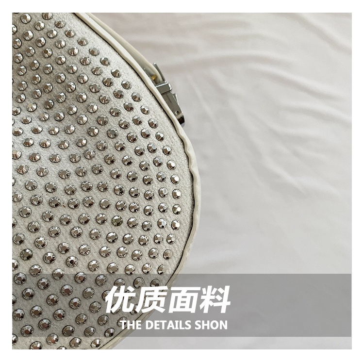 Túi Xách Đeo Vai Mini Đính Đá Thời Trang Mùa Xuân 2023 Cho Nữ