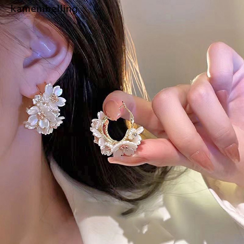 1 Đôi Bông Tai Hình Hoa Thời Trang Nữ Tính