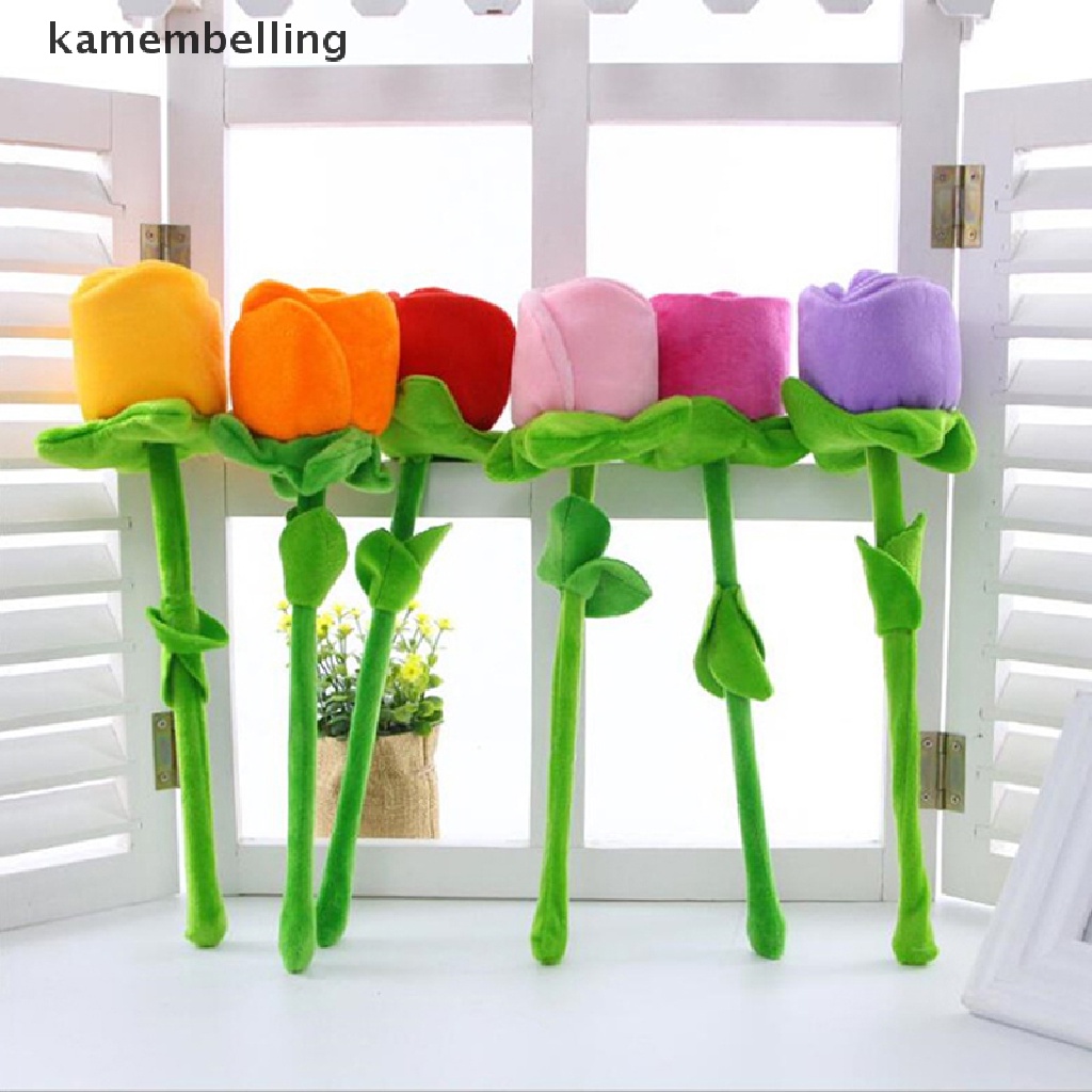 1 Đồ chơi nhồi bông Hình Hoa Hồng Hoạt Hình