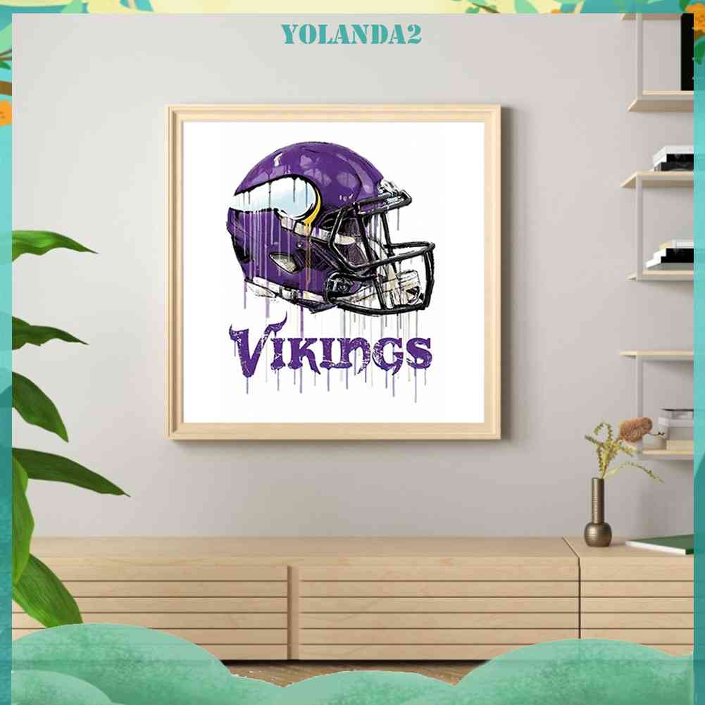 Bộ Tranh Đính Đá 5D Họa Tiết Đội Bóng Đá Độc Đáo DIY Dùng Trang Trí Nhà Cửa