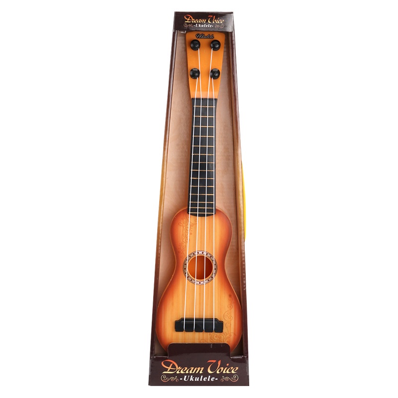 Đàn Ukulele Mini Bằng Gỗ Kèm Hộp Màu Sắc Xinh Xắn Dành Cho Bé