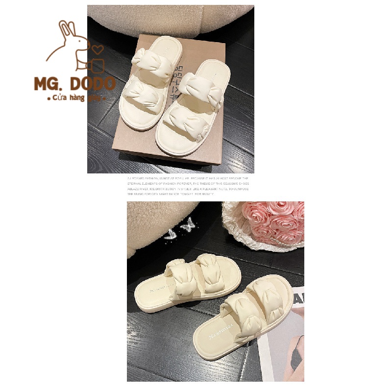 Dép Sandal Đi Biển Xuân Hè 2023 Mũi Tròn Thoải Mái Phong Cách Mới Cho Nữ