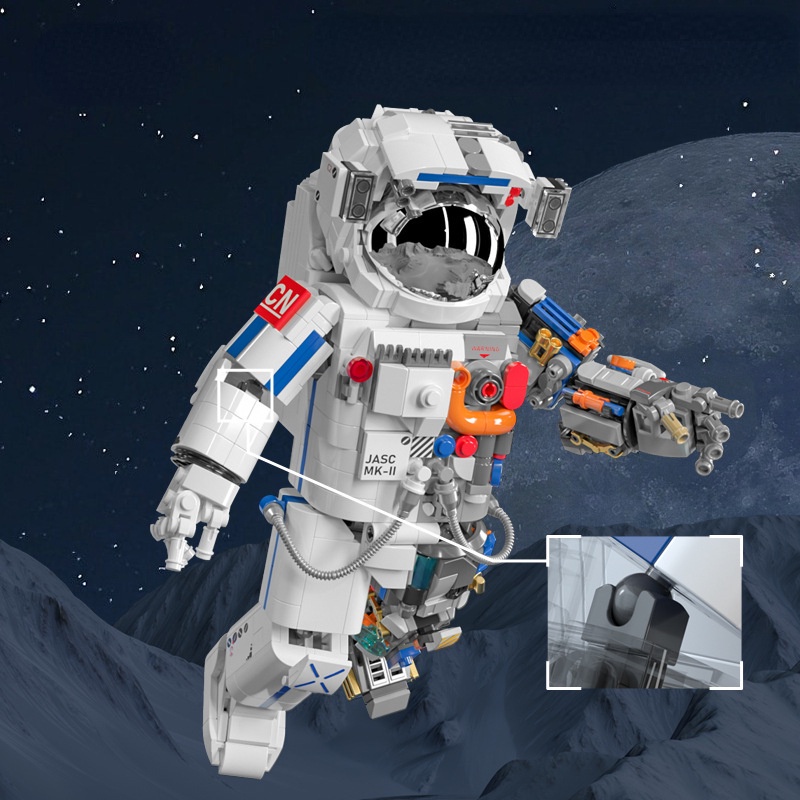 Đồ chơi mô hình lắp ráp phi hành gia tài xế cho bé trai và bé gái - Lego Thú vị tận hưởng không gian vũ trụ