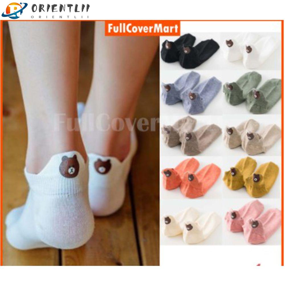 Vớ Thể Thao Ngắn Màu Sắc Kẹo Ngọt Phong Cách Hàn Quốc Cho Nữ