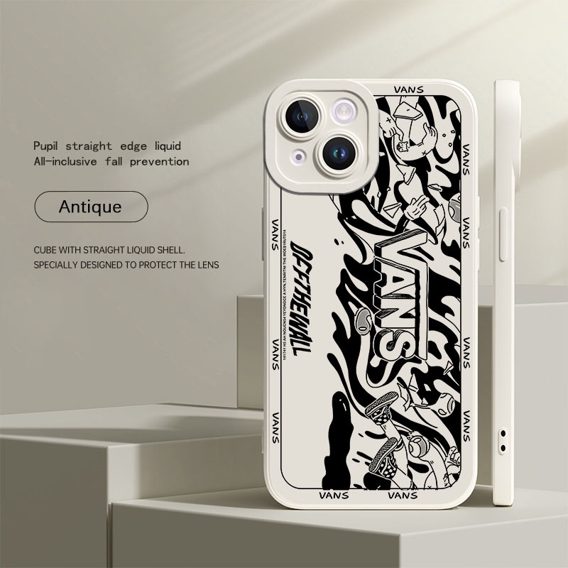 Ốp Điện Thoại TPU Dẻo Họa Tiết Logo vans & Đôi Mắt Thiên Thần Độc Đáo Cho iphone 6 6s 7 8 Plus x xs xr 11 Pro Max