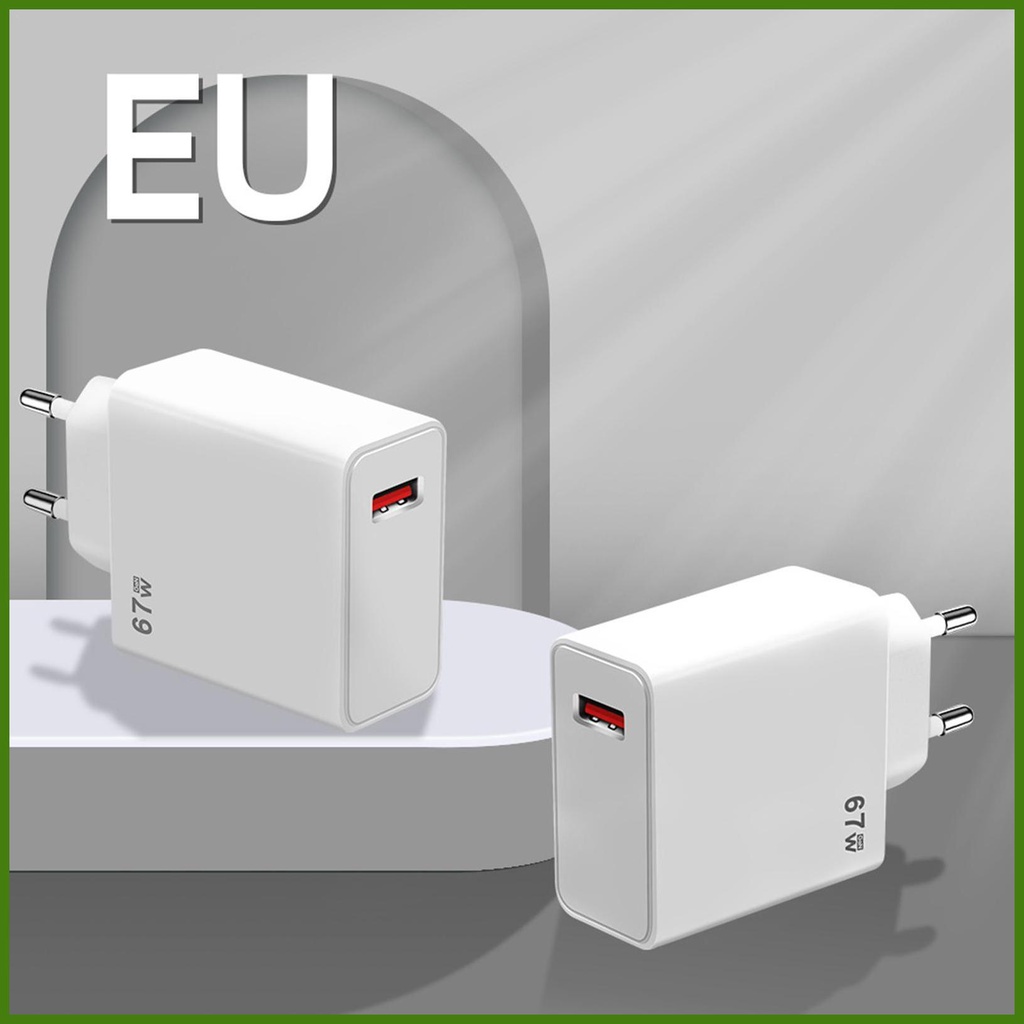 Cục Sạc Nhanh QC 5.0 67W USB C Gắn Tường Tương Thích Với Máy Tính Xách Tay rdavn rdavn