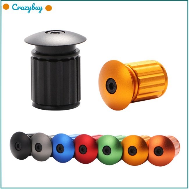 Cr 1 Cặp Nút Gắn Tay Lái Xe Đạp Leo Núi Bằng Hợp Kim Nhôm Có Thể Gấp Gọn