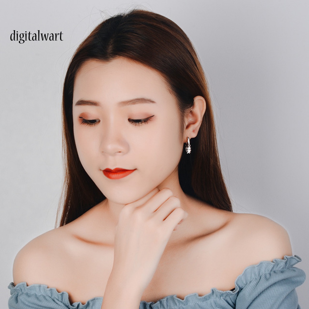 Kỹ Thuật Số| Đôi Bông Tai Dáng Rơi Họa Tiết Ngôi Sao Thời Trang Cho Nữ