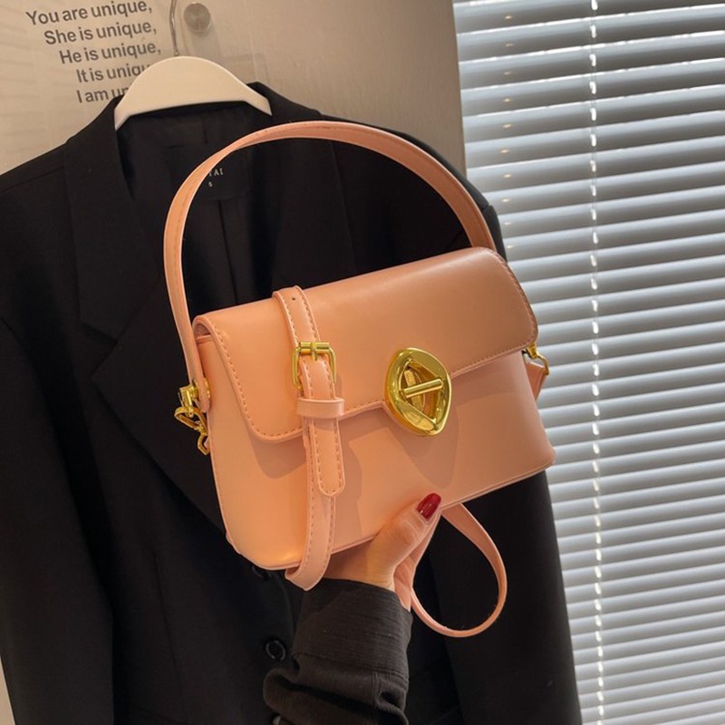 Túi Đeo Chéo Hình Vuông Có Móc Khóa Thời Trang Cao Cấp Dành Cho Nữ