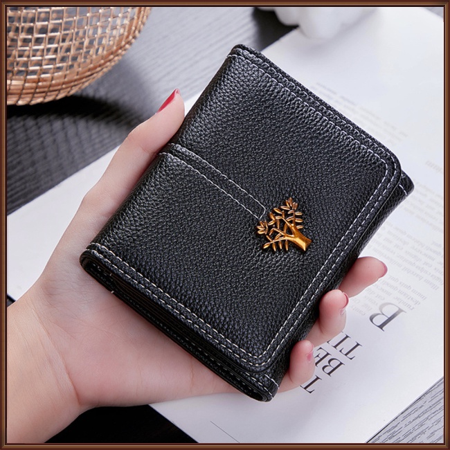 Ví Da Pu Mini Đa Năng Thời Trang Dễ Thương Cho Nữ Giá Đỡ