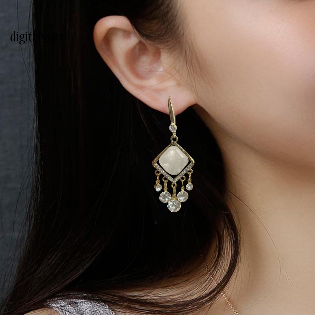 Kỹ Thuật Số| 1 Đôi Bông Tai Tua Rua Đính Đá Lấp Lánh Phong Cách Bohemia Dành Cho Nữ