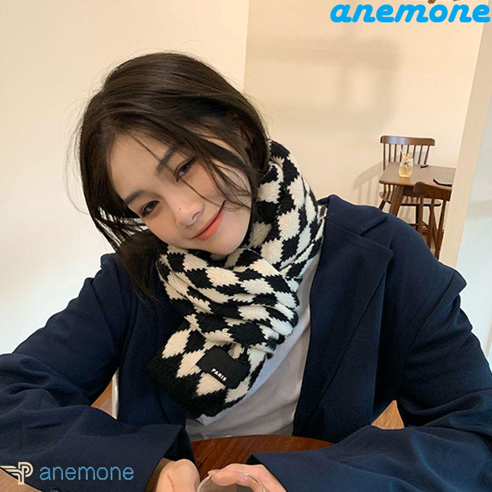 Khăn Choàng Cổ Dệt Kim Dày Cỡ Lớn Thời Trang Mùa Đông Cho Nữ