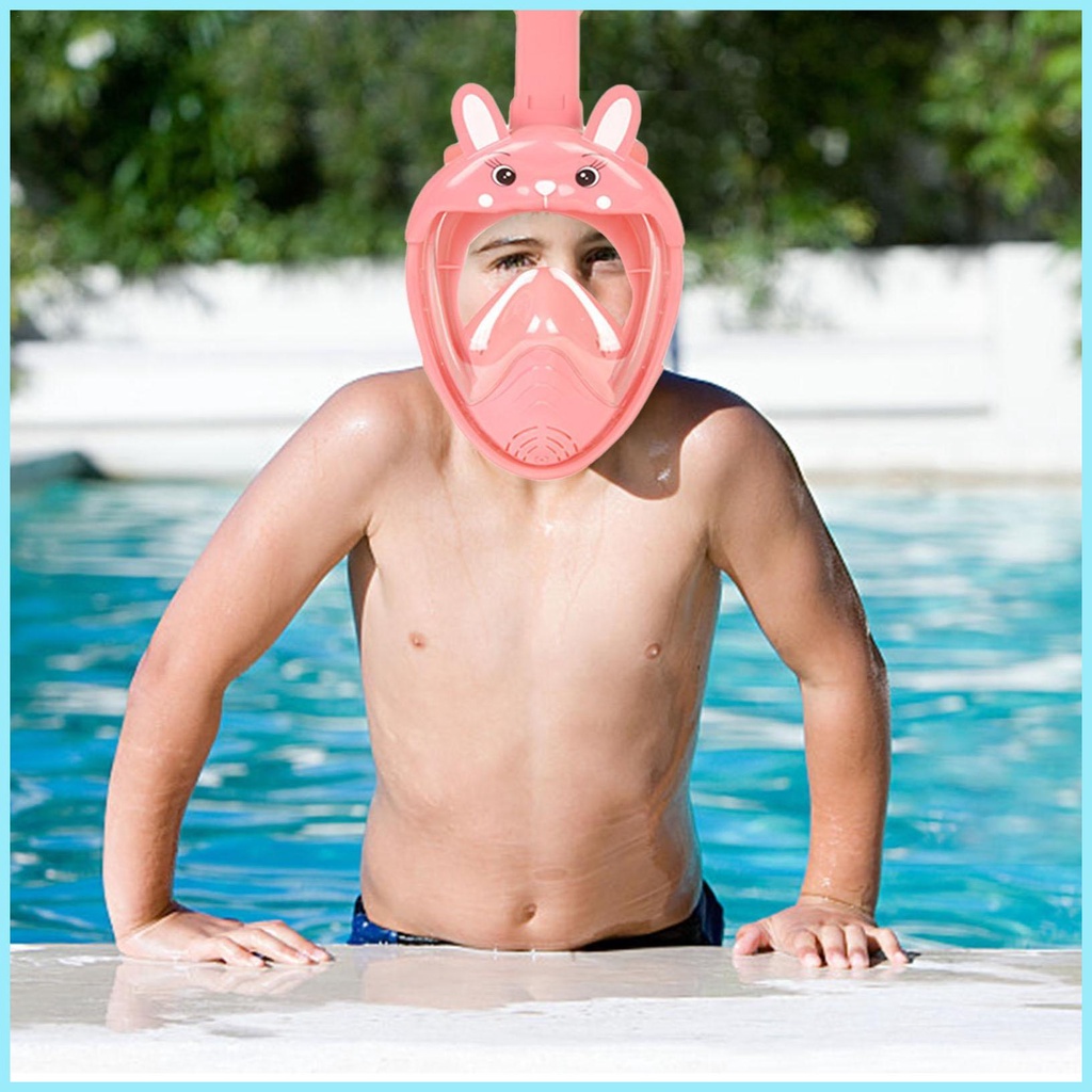 Mặt Nạ Lặn Che Phủ Toàn Diện Chống Sương Mù Dành Cho Trẻ Em Và Người Lớn