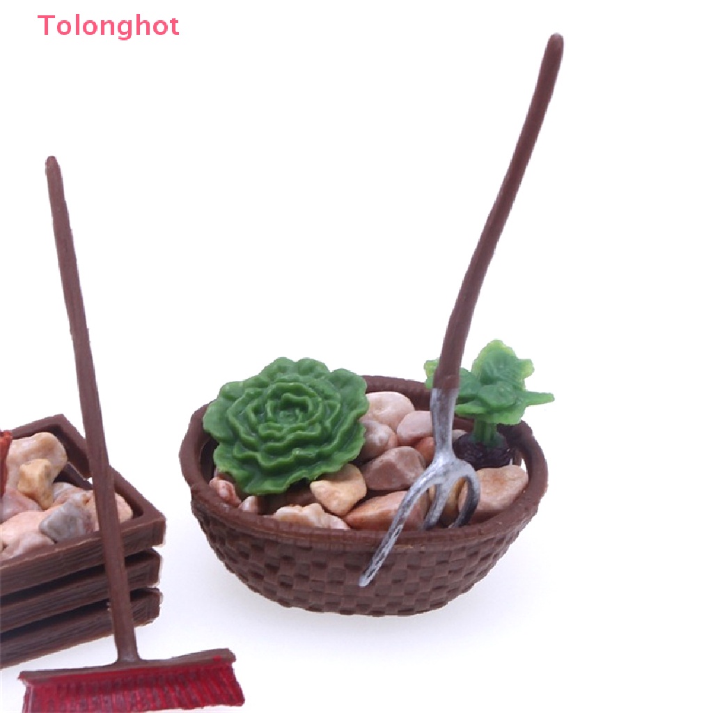 1 Bộ Giỏ Đựng Rau Củ Quả 1: 12 Trang Trí Nhà Búp Bê