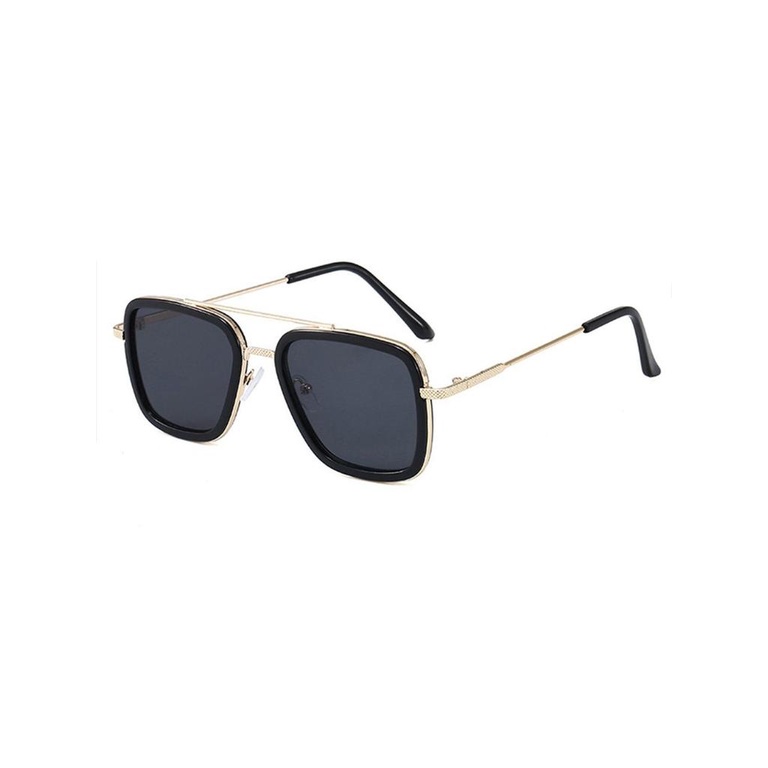 Semi Metallic Trend Sunglasses Nasal Brace Firm Hinge Texture Mirror Leg