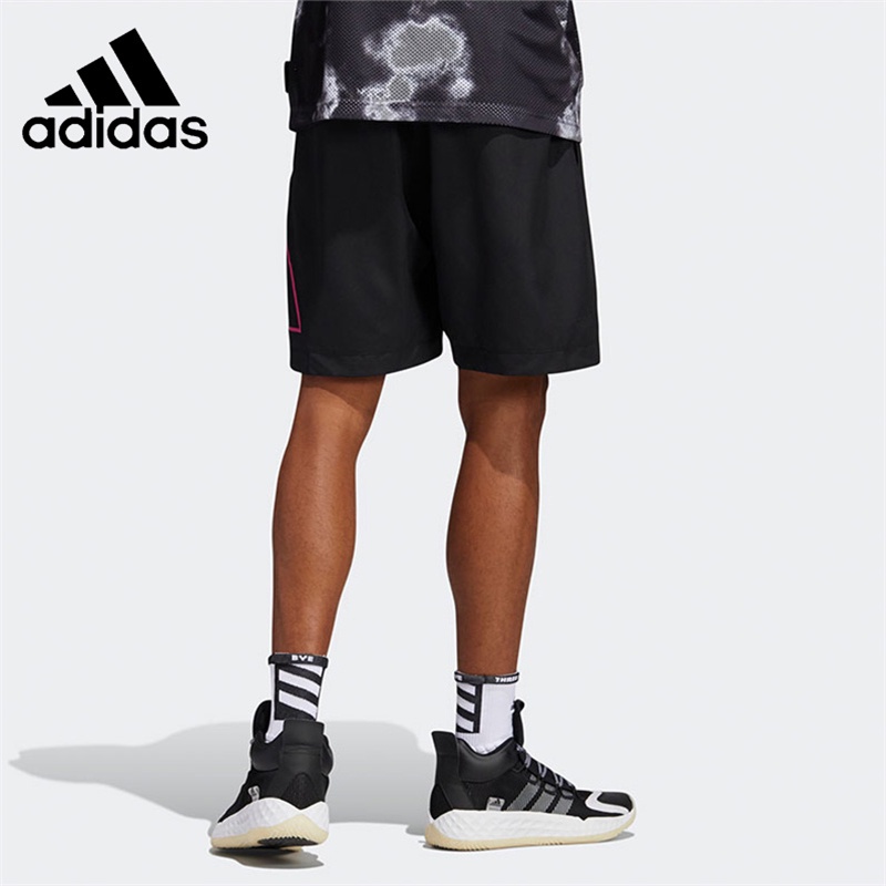 Quần Short Thể Thao Adidas Chất Liệu 100% Cotton Co Giãn Phối Dây Rút Thời Trang Unisex