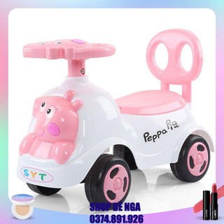 🐷🐷XE CHÒI CHÂN HÌNH CON HEO CHO BE ...(có nhạc,còi)🐖🐖