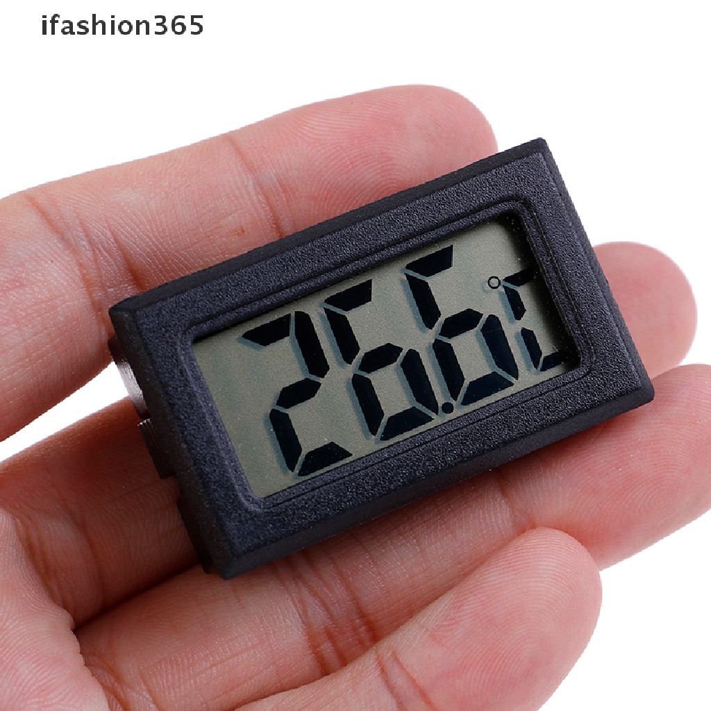 1 Máy Đo Nhiệt Độ / Độ Ẩm Màn Hình LCD Kỹ Thuật Số Mini Thời Trang ifashion365
