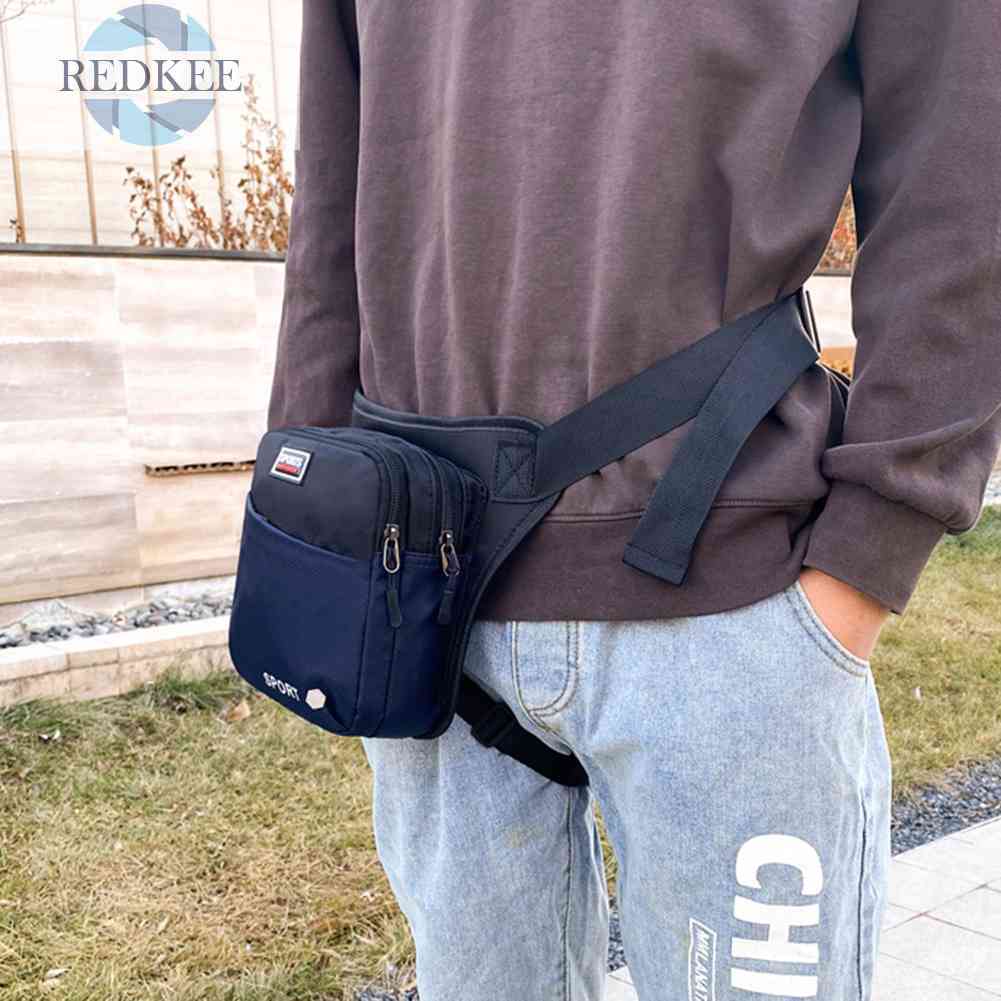 Túi Đeo Chân Bằng Vải Oxford Có Khóa Điều Chỉnh Được Dành Cho Nam