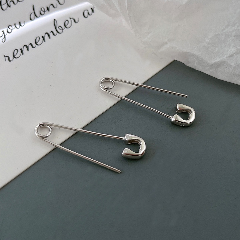 Bông Tai Hợp Kim Hình Ghim Cài An Toàn Phong Cách Punk Hip hop Sáng Tạo