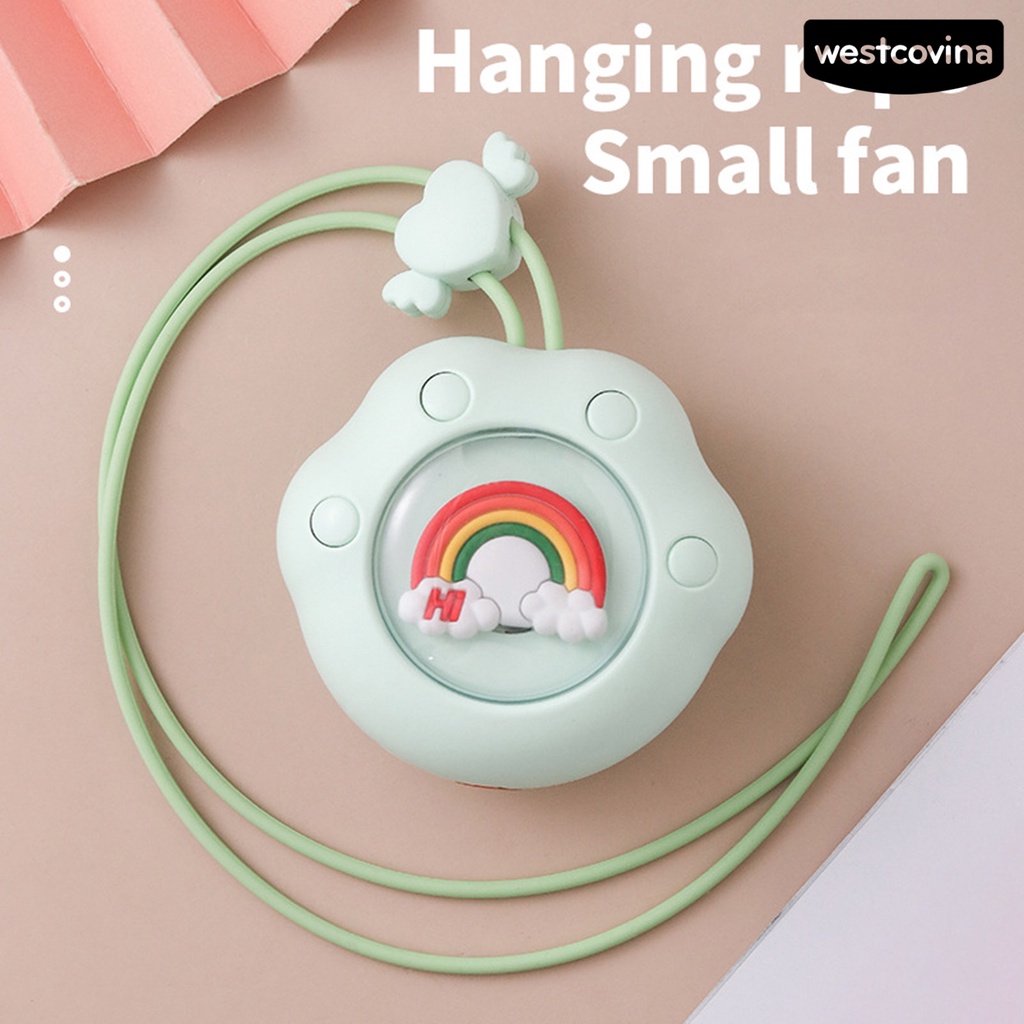 W🅢1 Bộ Quạt Làm Mát Đeo Cổ 3 Bánh Răng Cổng Sạc USB