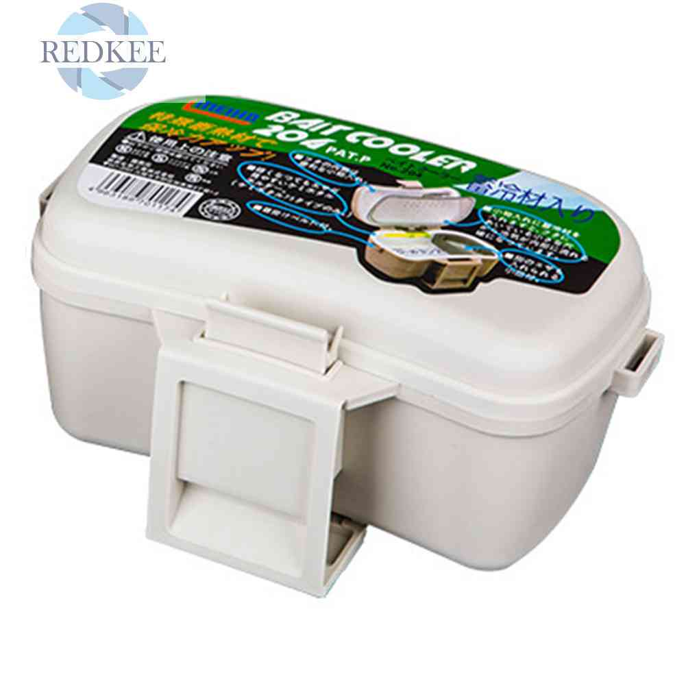 Hộp Đựng Mồi Câu Cá Hai Tầng Kèm Nhíp Gắp Tiện Dụng