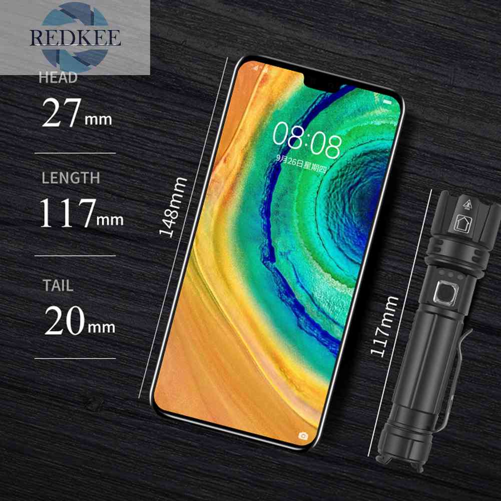 Đèn Pin XHP50 LED 600 Lumens Chất Liệu Hợp Kim Nhôm