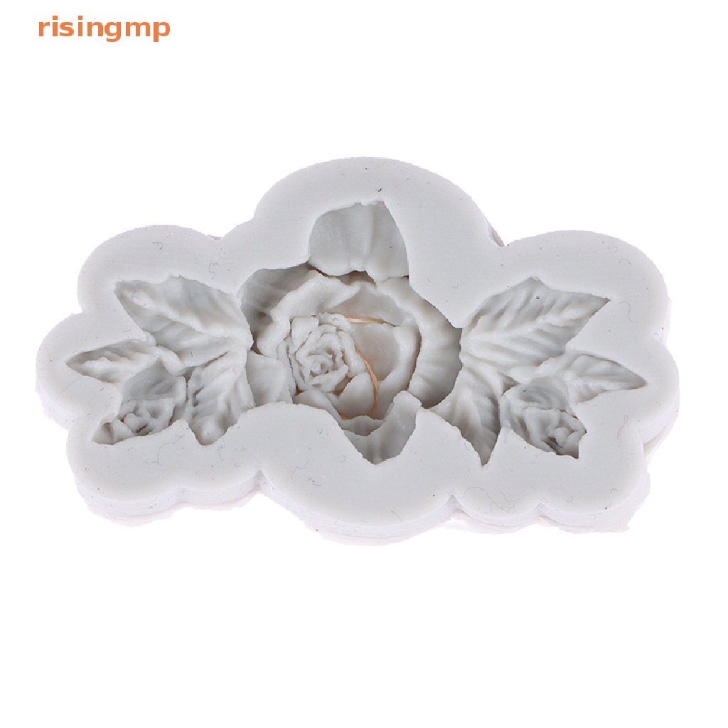 1 Khuôn Silicon Mềm Làm Bánh Kẹo Hình Bó Hoa DIY