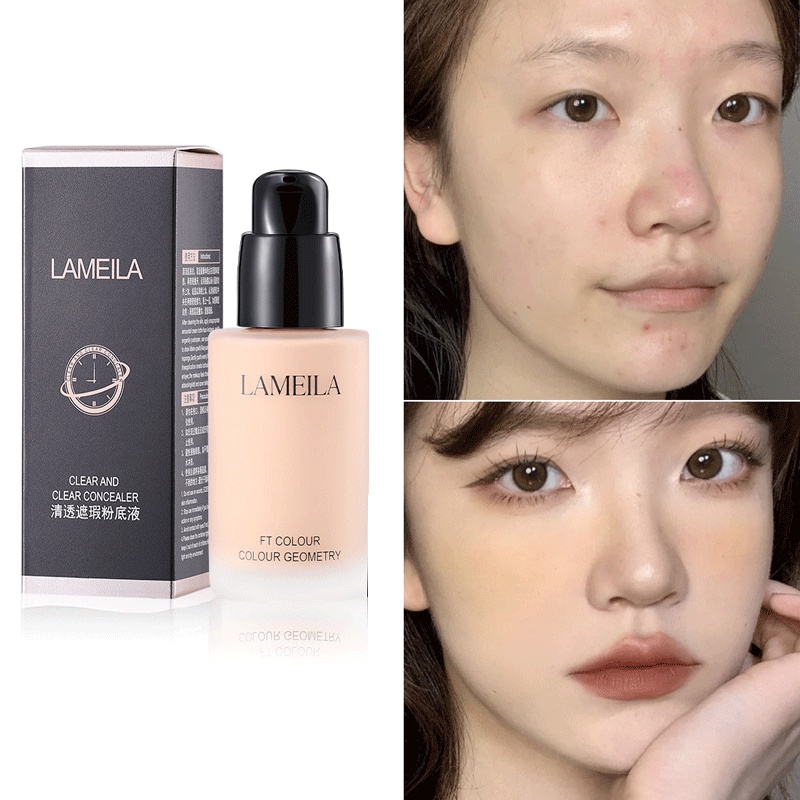 Kem Nền Che Khuyết Điểm Dạng Lỏng Mềm Mịn Kiềm Dầu Lâu Trôi Tự Nhiên 30ml