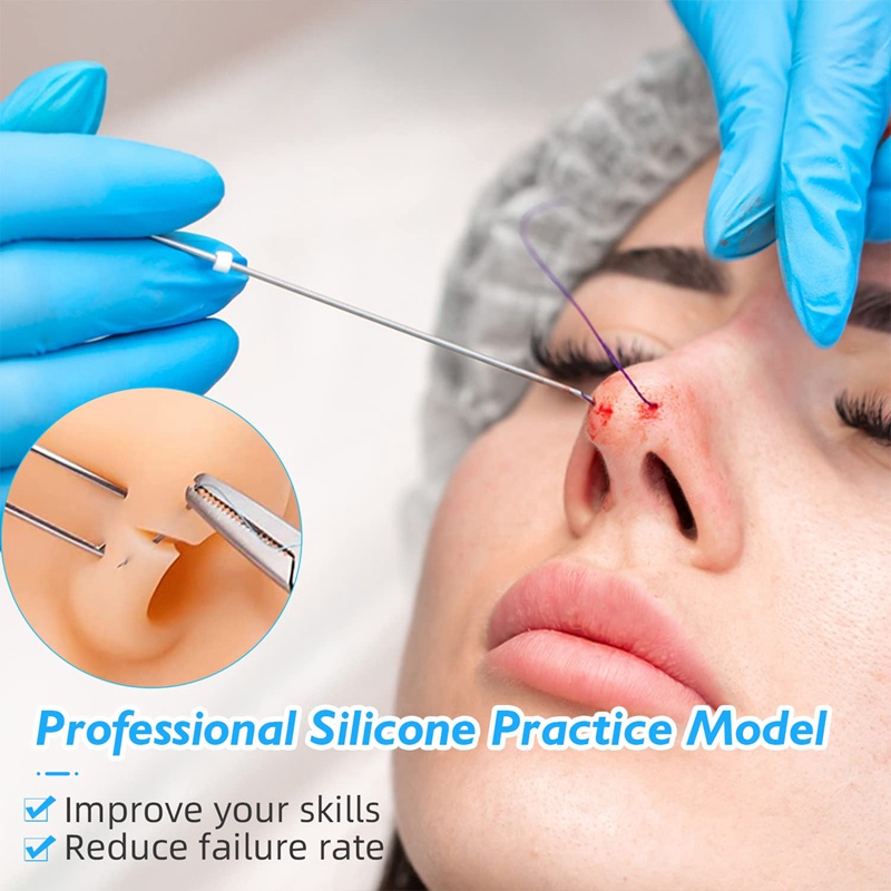 Mô Hình Khuôn Mặt Người Bằng Silicone Dùng Luyện Tập Trang Sức