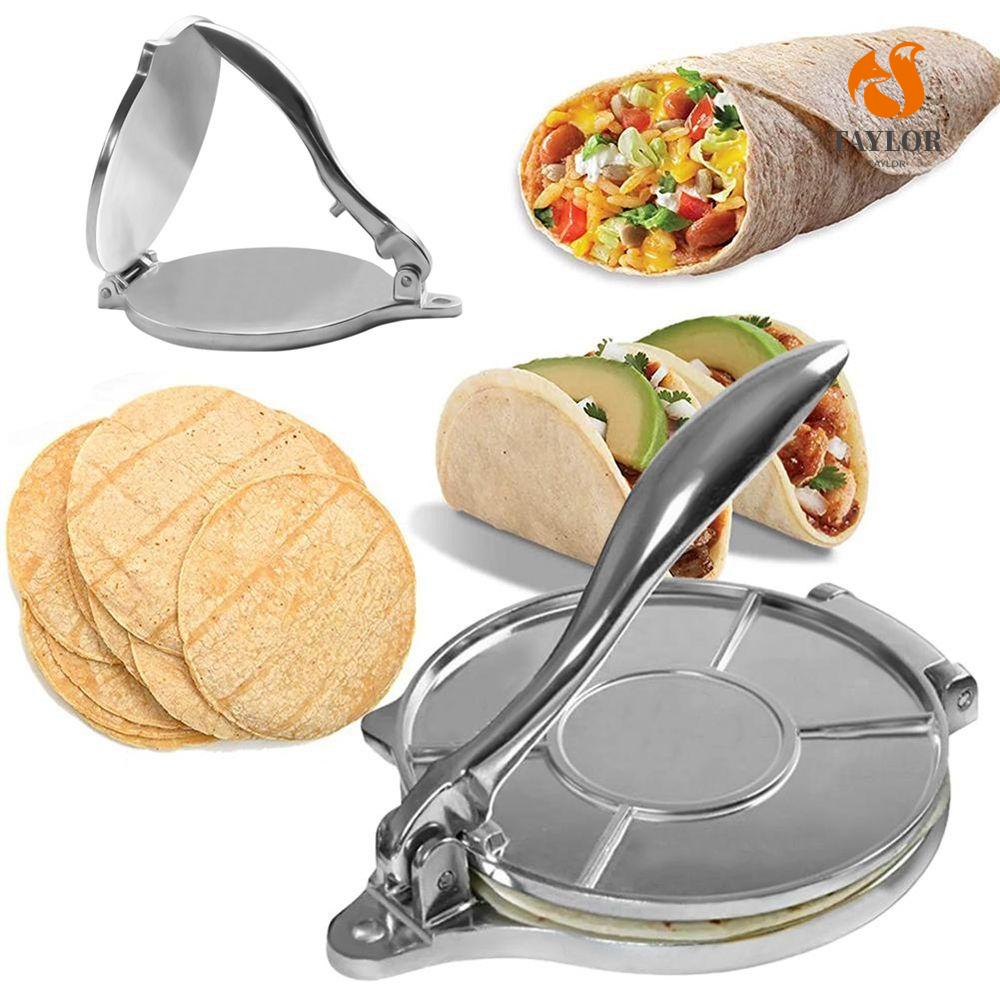 Dụng Cụ Làm Bánh Tortilla 8 Inch Bằng Nhôm Có Thể Gấp Gọn Tiện Dụng