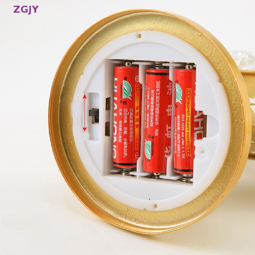 Đèn LED ZGJY 2023 EID Mubarak Lâu Đài Vàng Để Bàn Trang Trí Mới