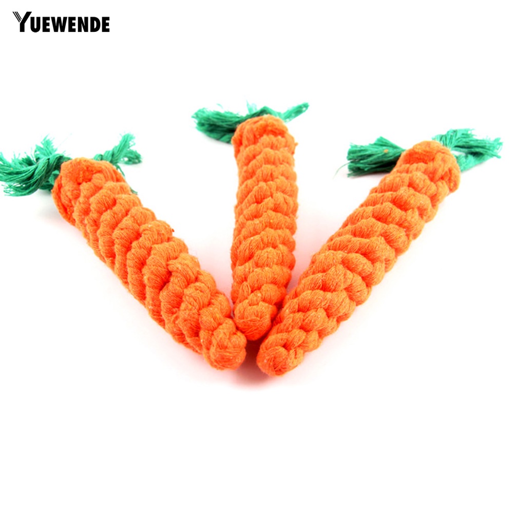 Đồ Chơi Dây Thừng Cotton Hình Củ Cà Rốt Huấn Luyện Thú Cưng