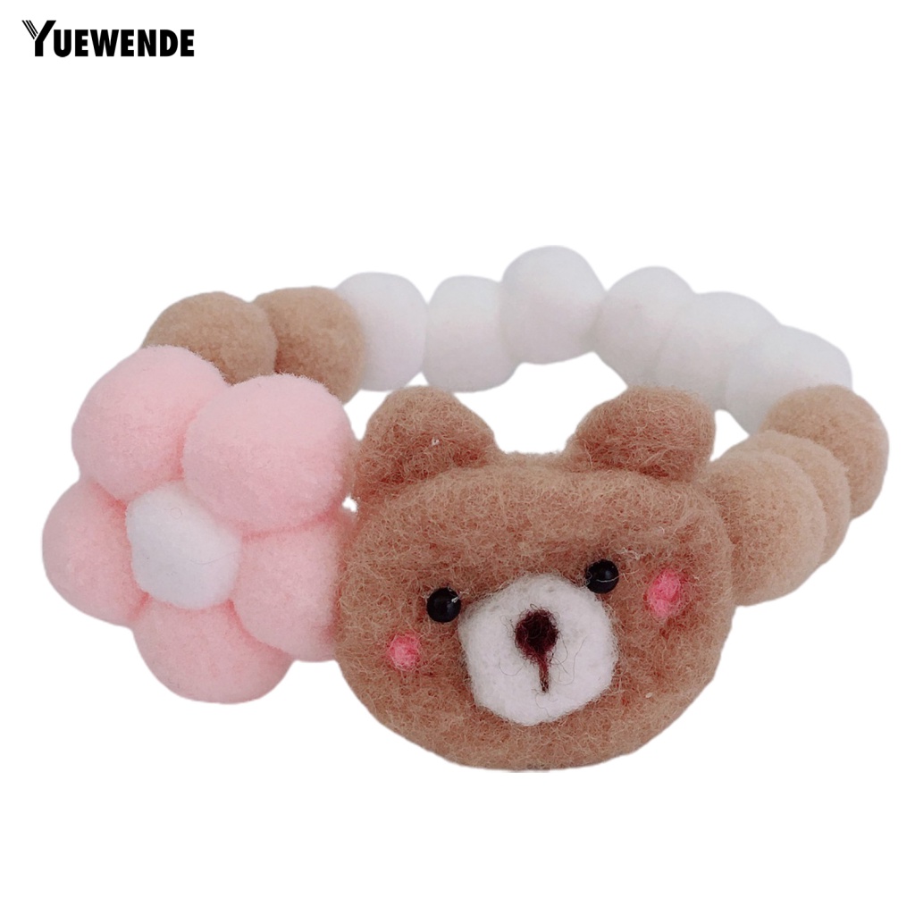 Vòng Cổ Gắn Quả Bông Mềm 3 Kích Cỡ Cho Thú Cưng