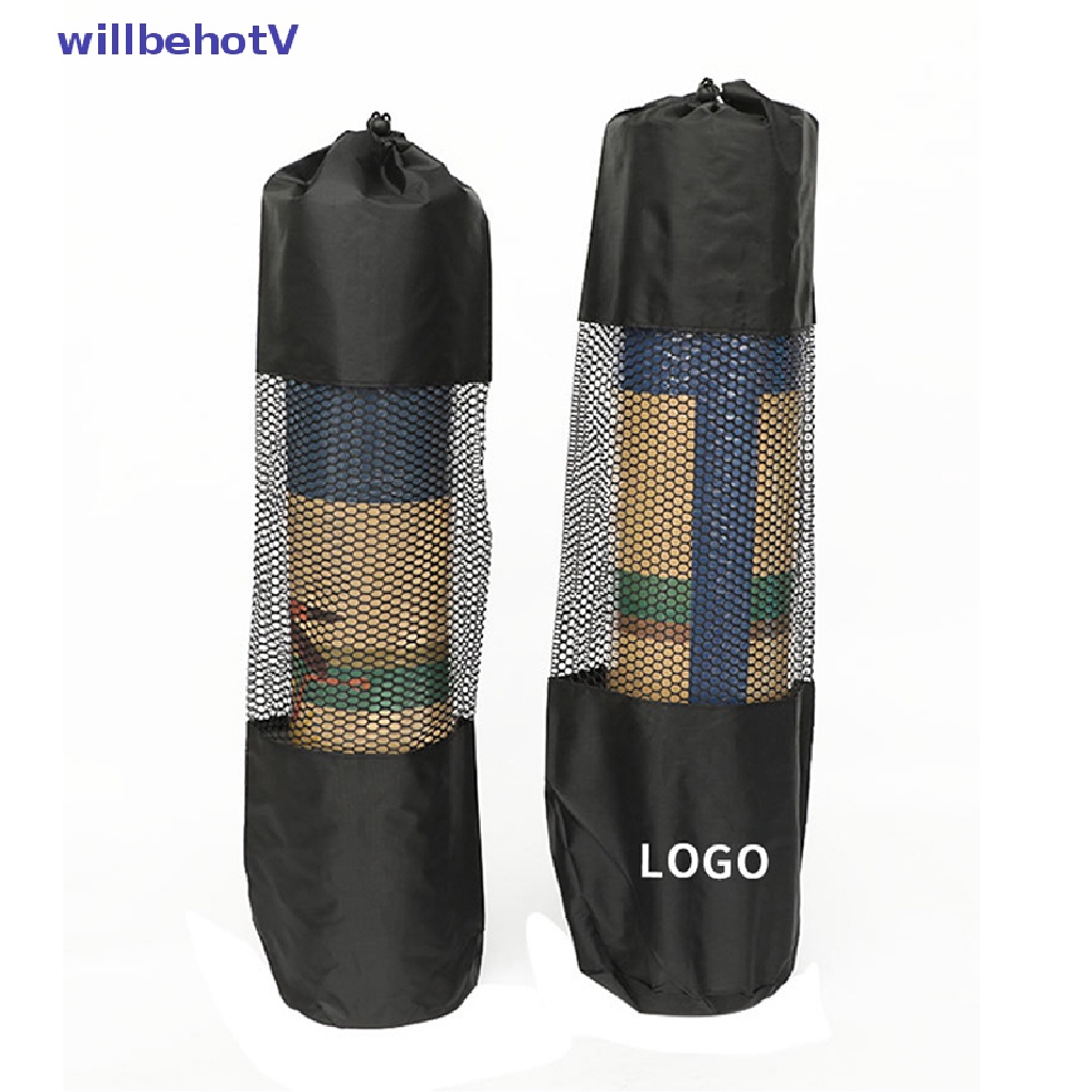 Túi Lưới Đựng Thảm Tập Yoga Bằng Vải Oxford Chống Mòn Tùy Chỉnh Tiện Dụng